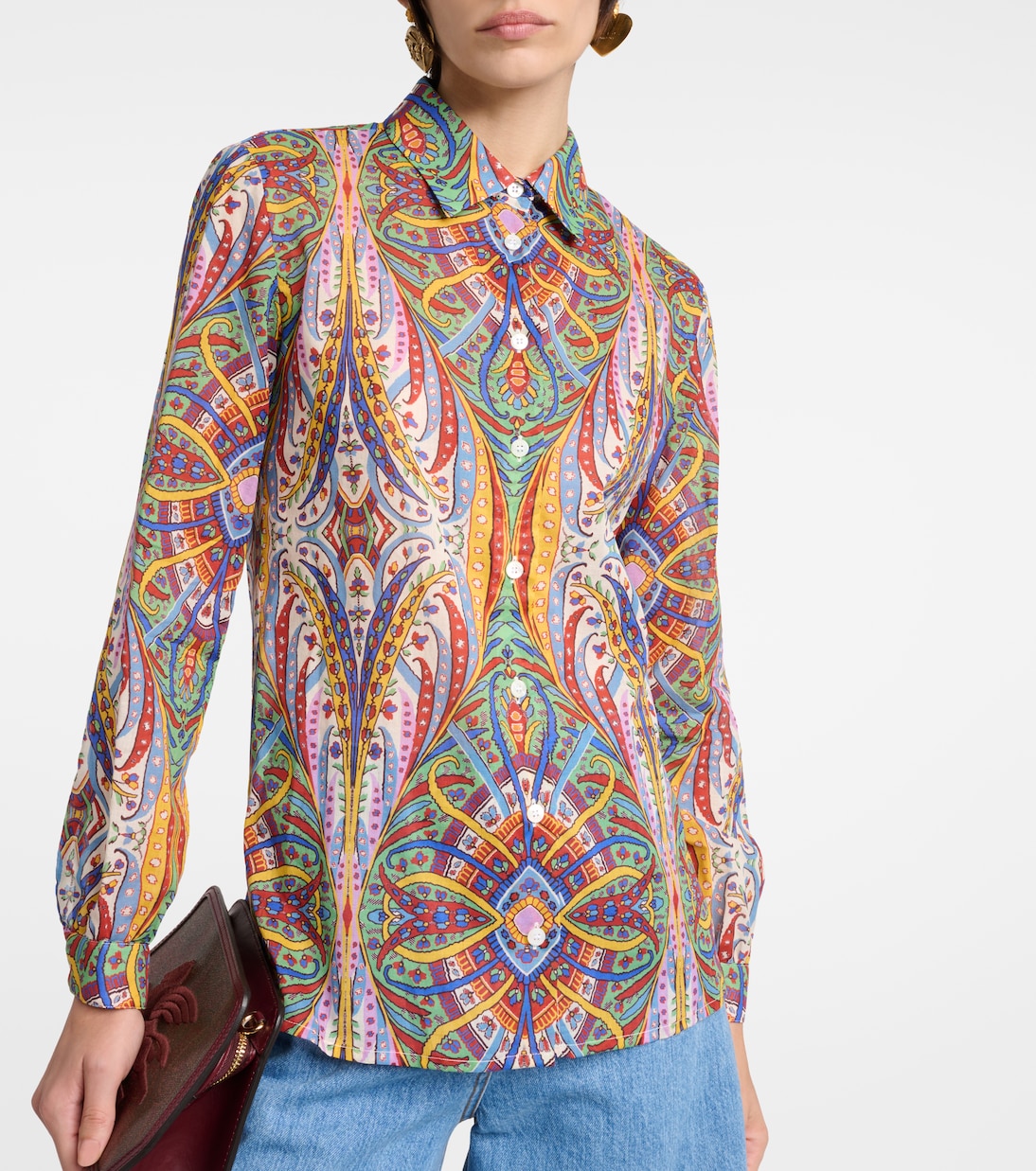 Printed cotton shirt | Etro