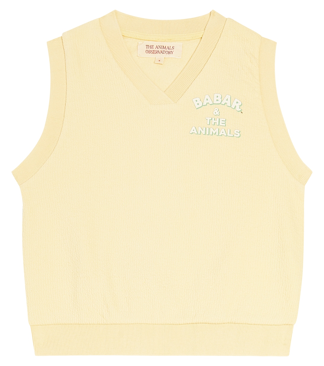 x Babar棉质毛衣背心 | The Animals Observatory