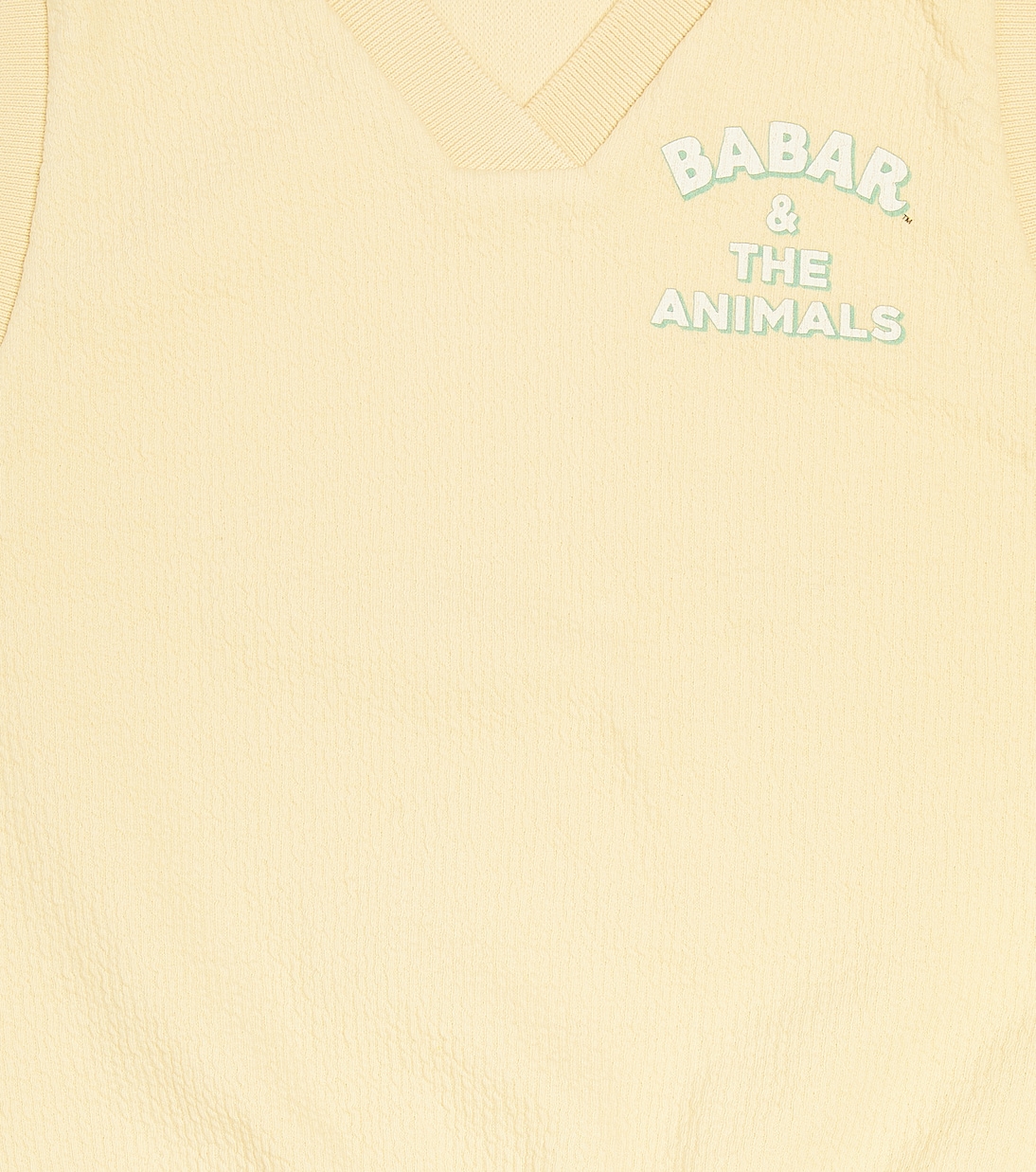 x Babar棉质毛衣背心 | The Animals Observatory