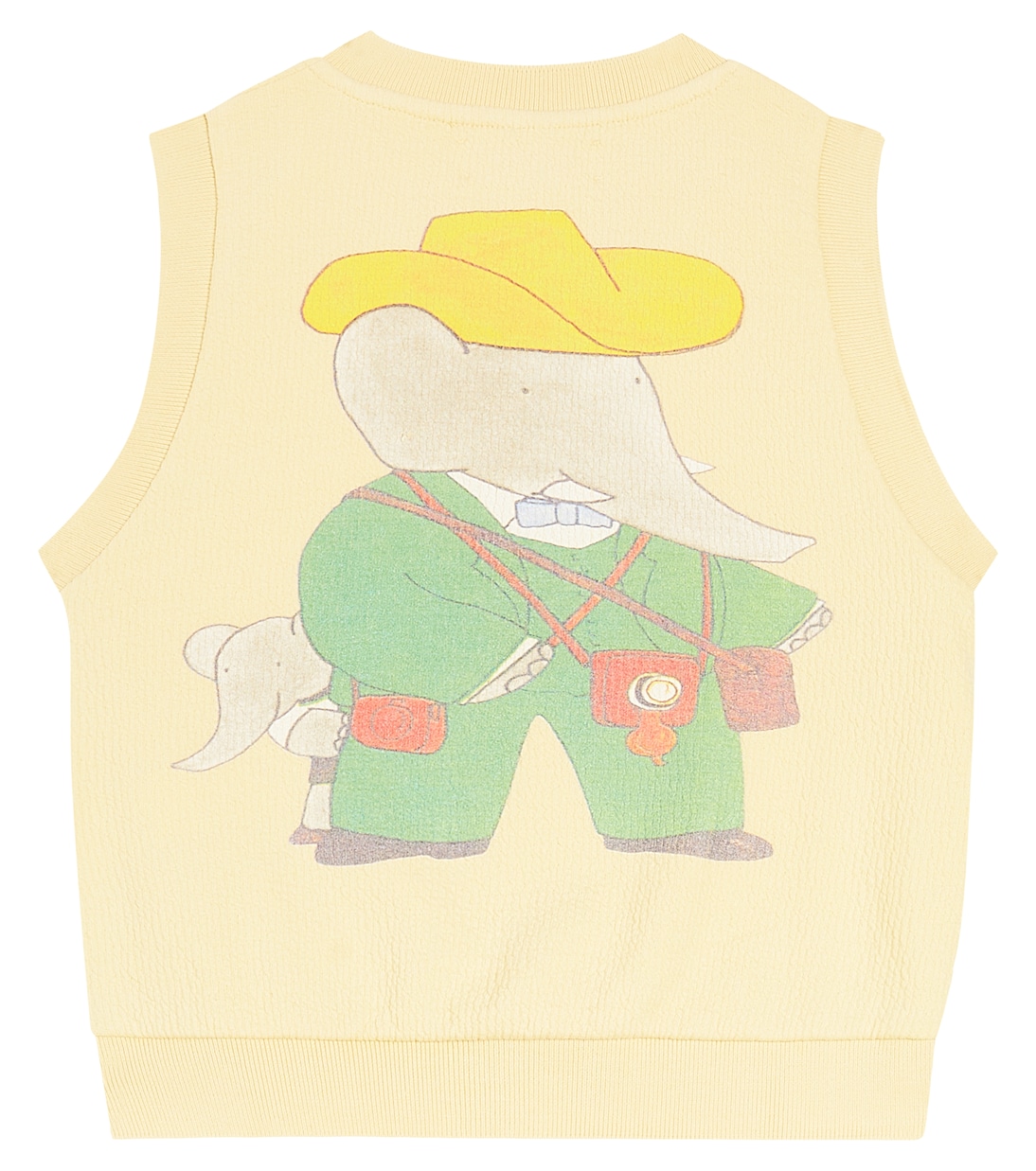 x Babar棉质毛衣背心 | The Animals Observatory