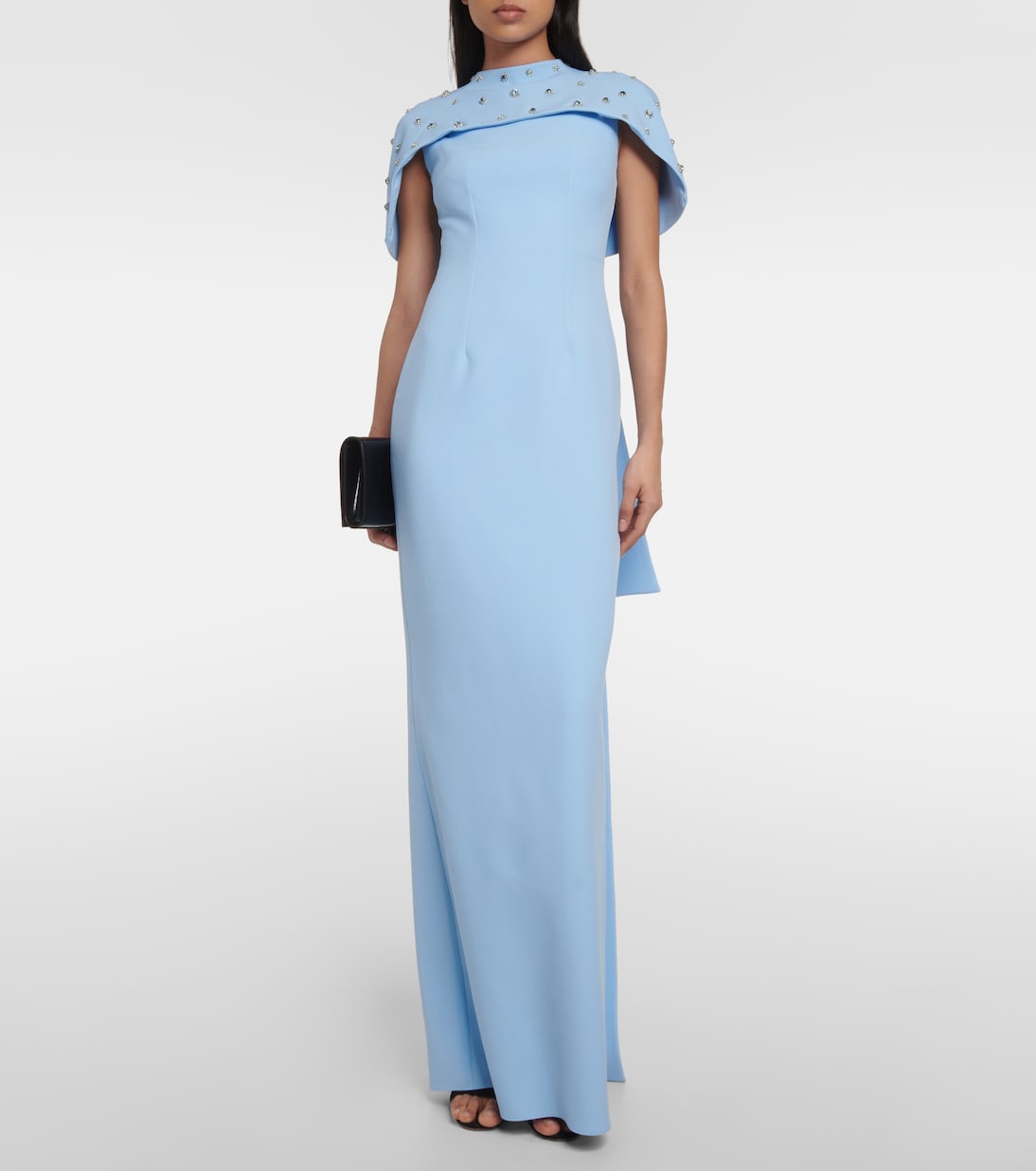 Robe longue à cristaux | Safiyaa