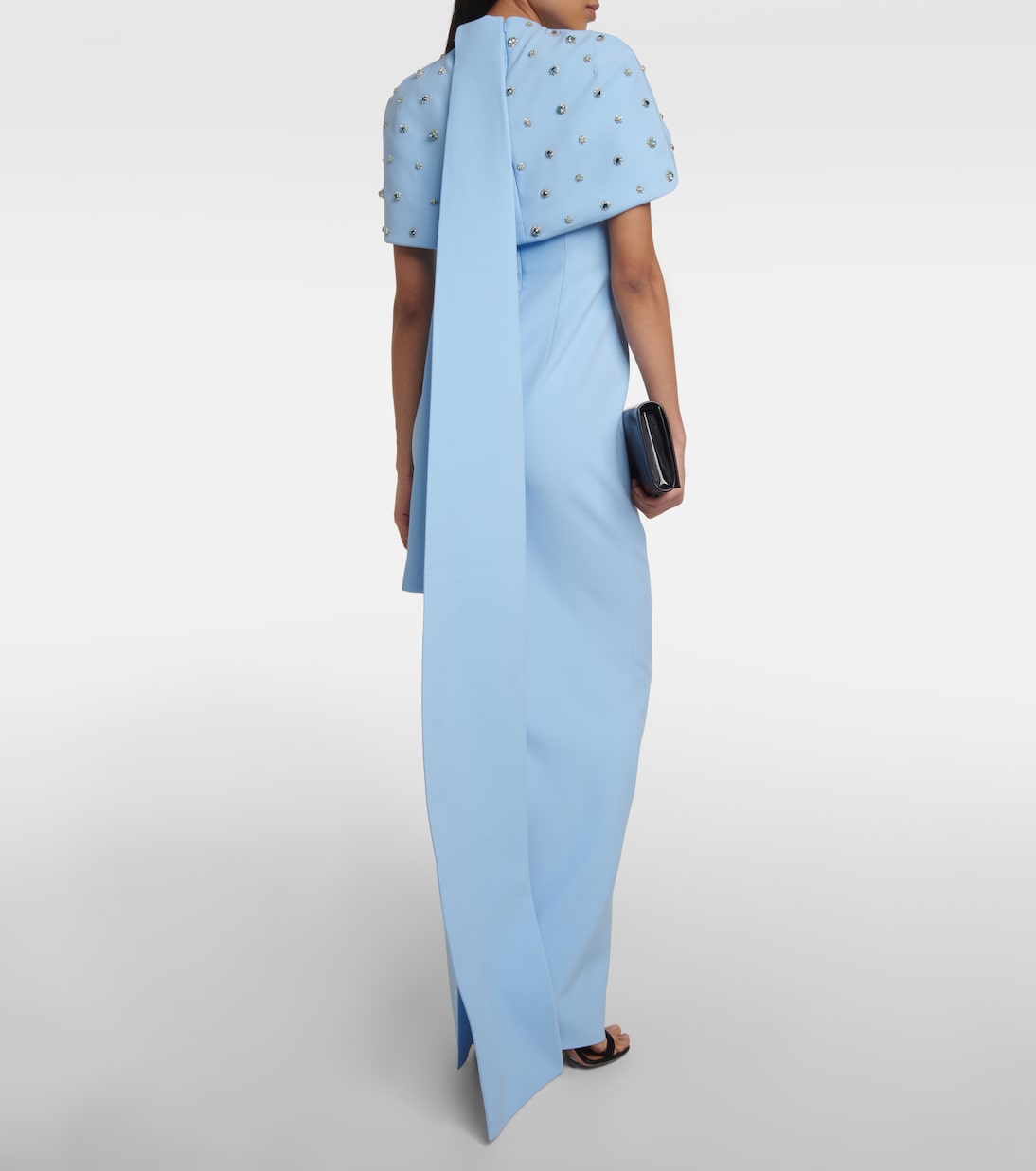 Robe longue à cristaux | Safiyaa