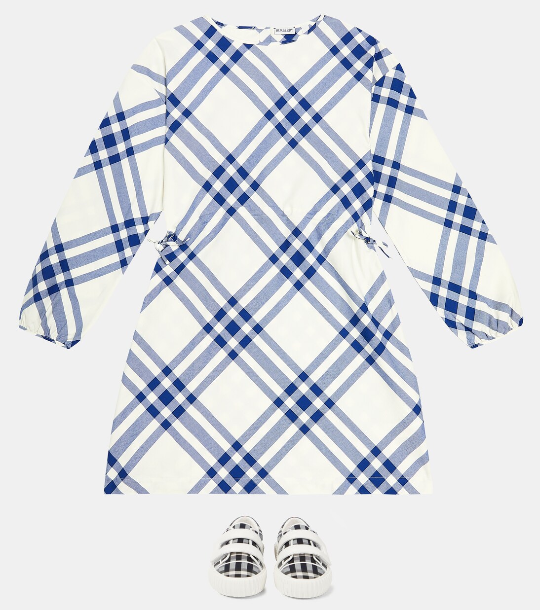 Robe en coton à carreaux | Burberry Kids