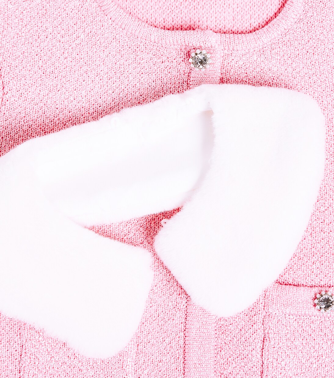 Verzierter Cardigan mit Faux Fur | Self-Portrait Kids