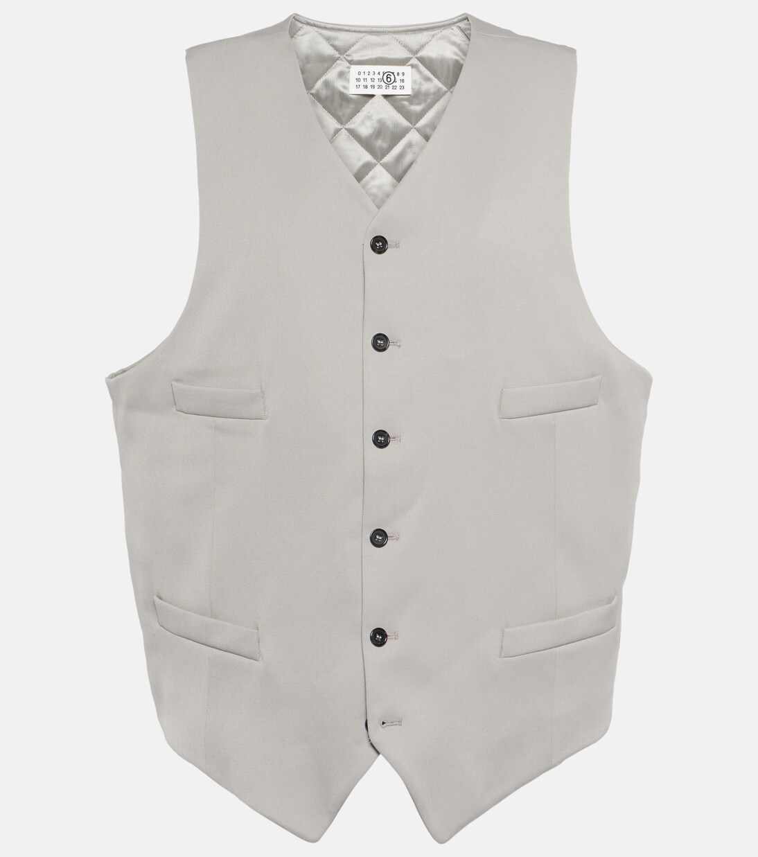Oversized wool-blend vest | MM6 Maison Margiela