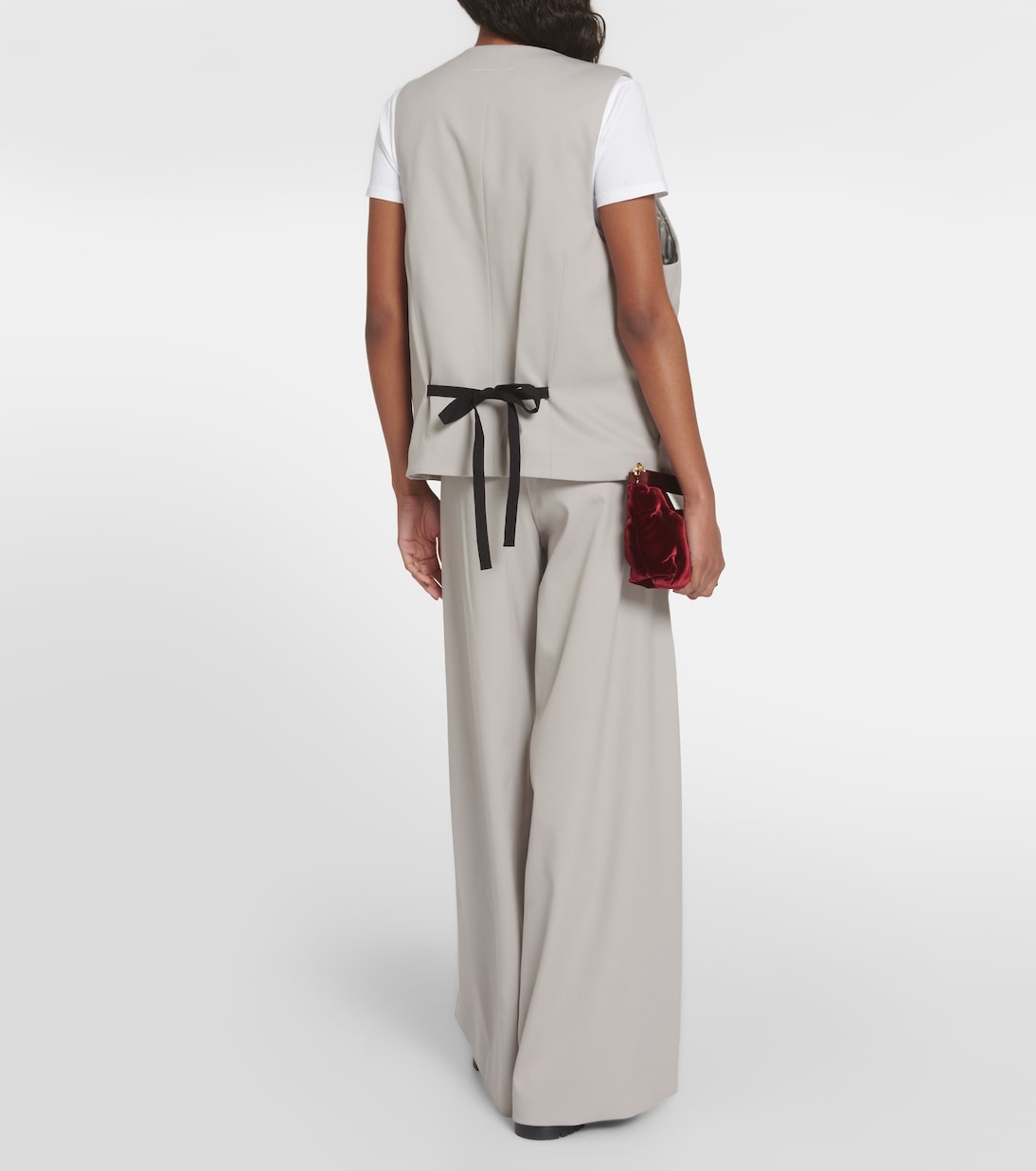 Oversized wool-blend vest | MM6 Maison Margiela