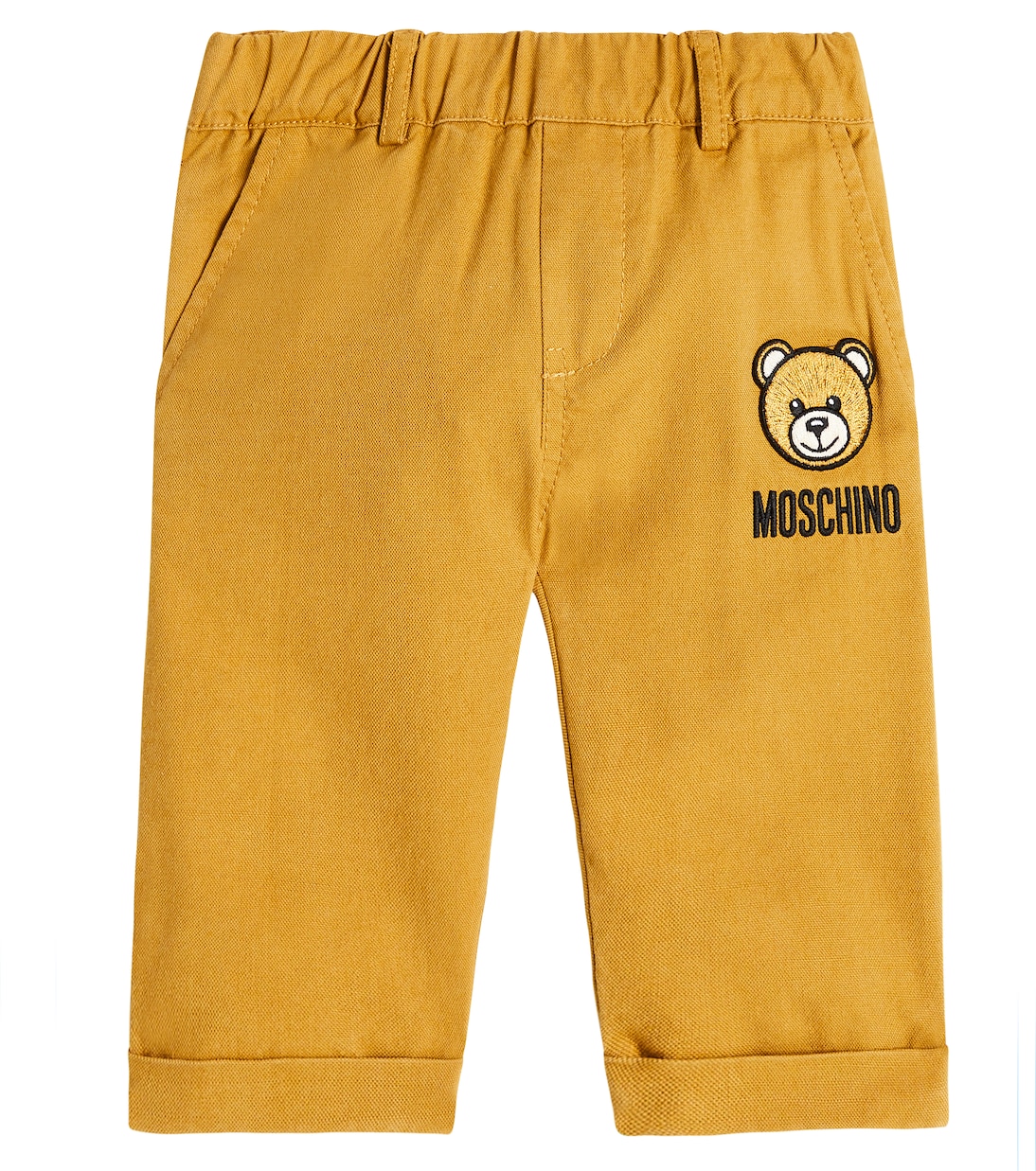 Teddy Bear cotton and linen-blend pants | Moschino Kids