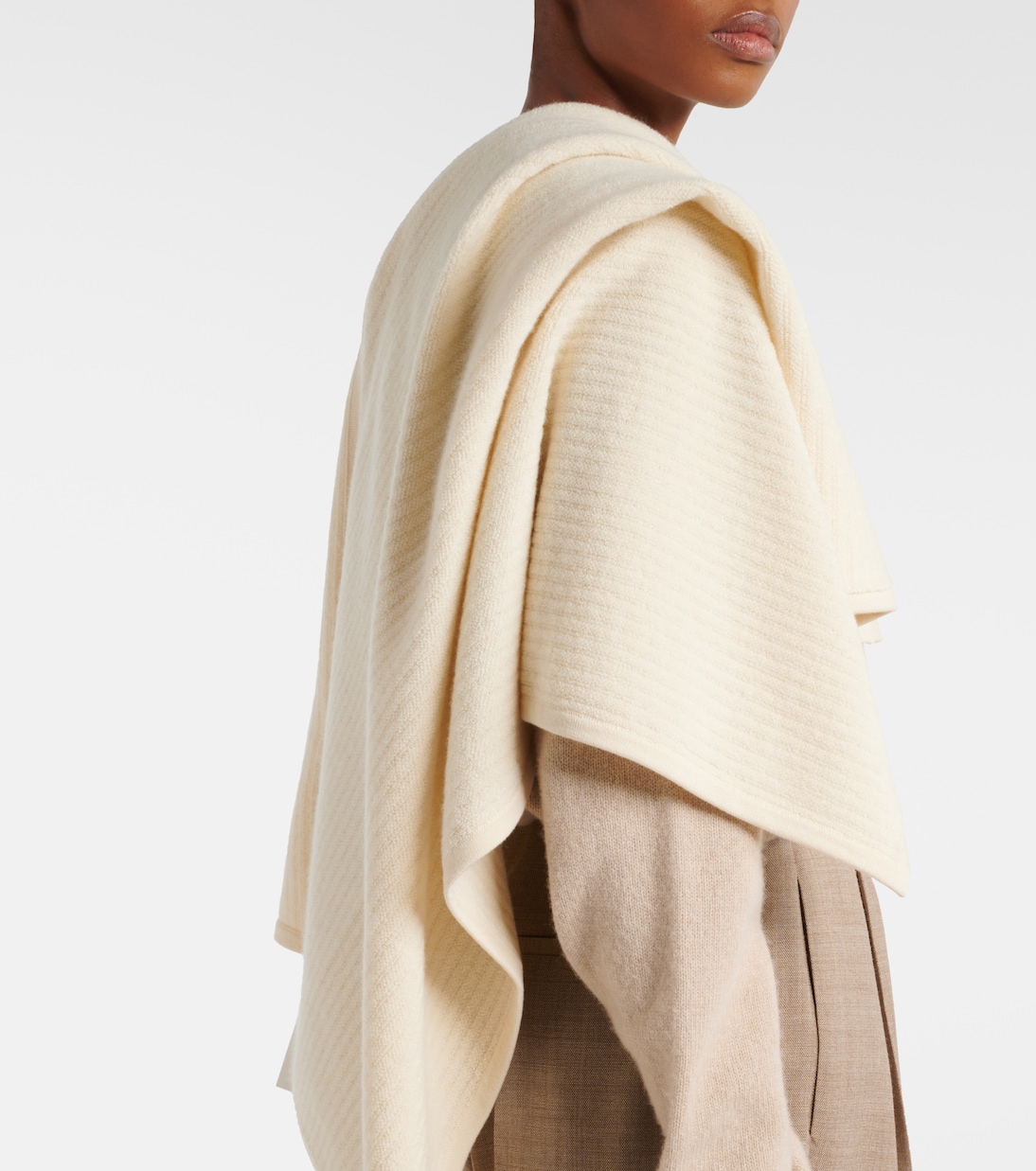 Striped cashmere scarf | The Row