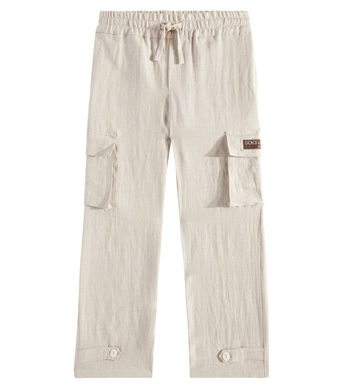 Cargohose aus Leinen | Dolce&Gabbana Kids