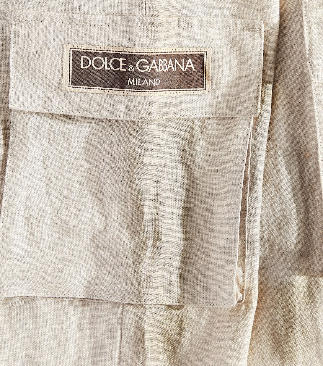 Cargohose aus Leinen | Dolce&Gabbana Kids