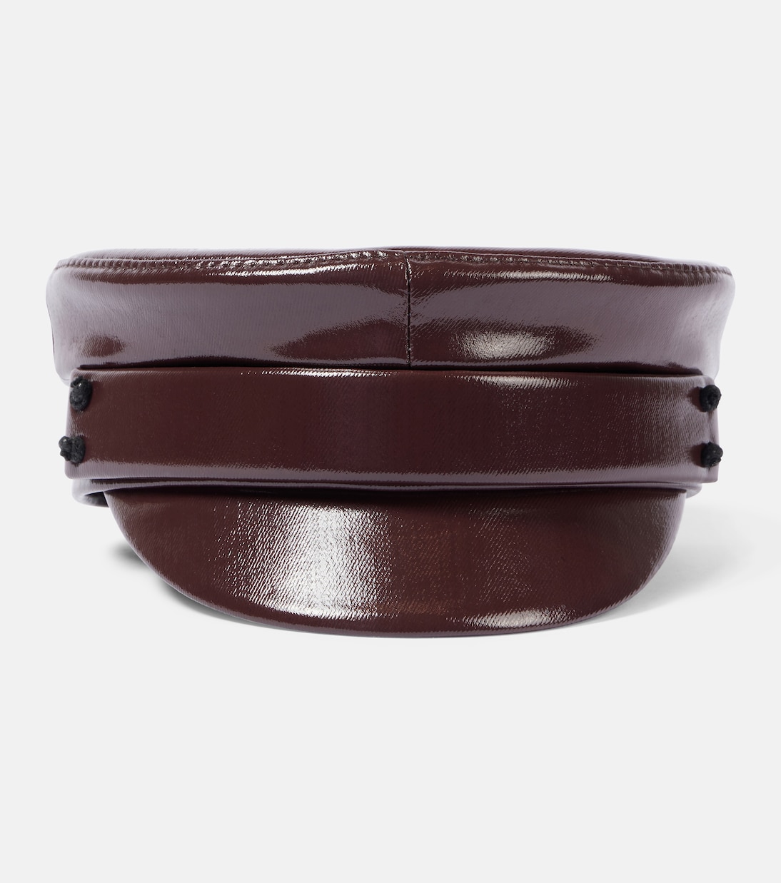 Faux leather newsboy cap | Ruslan Baginskiy