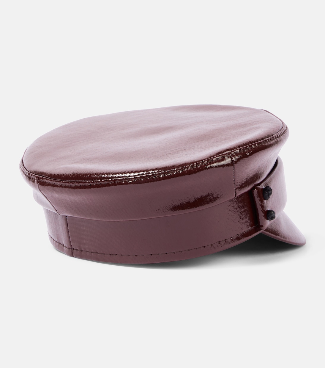 Faux leather newsboy cap | Ruslan Baginskiy