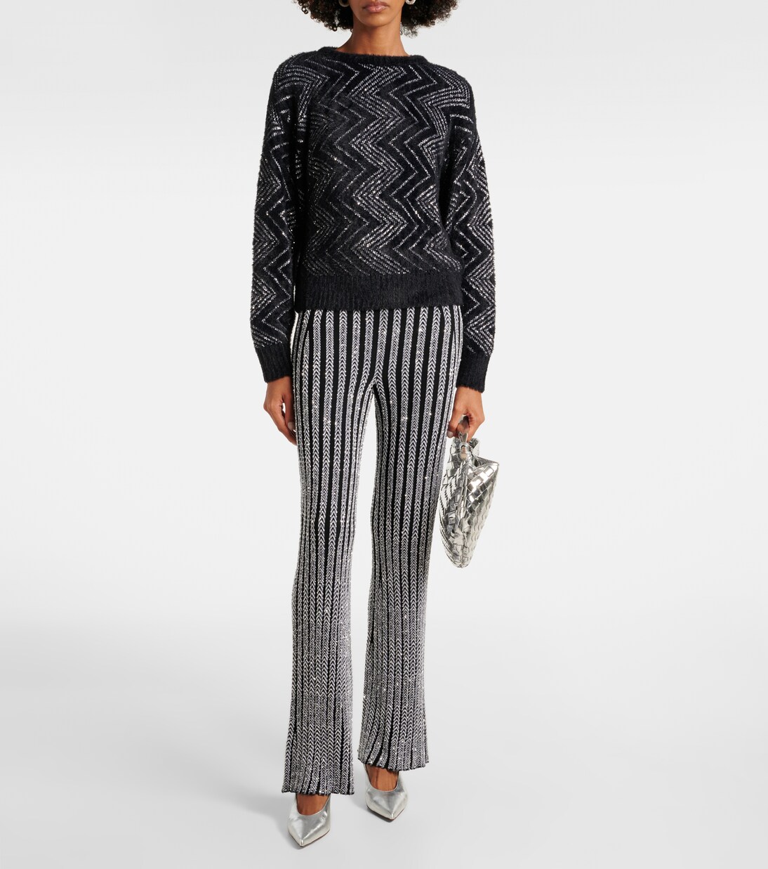 Pull Zig Zag métallisée | Missoni