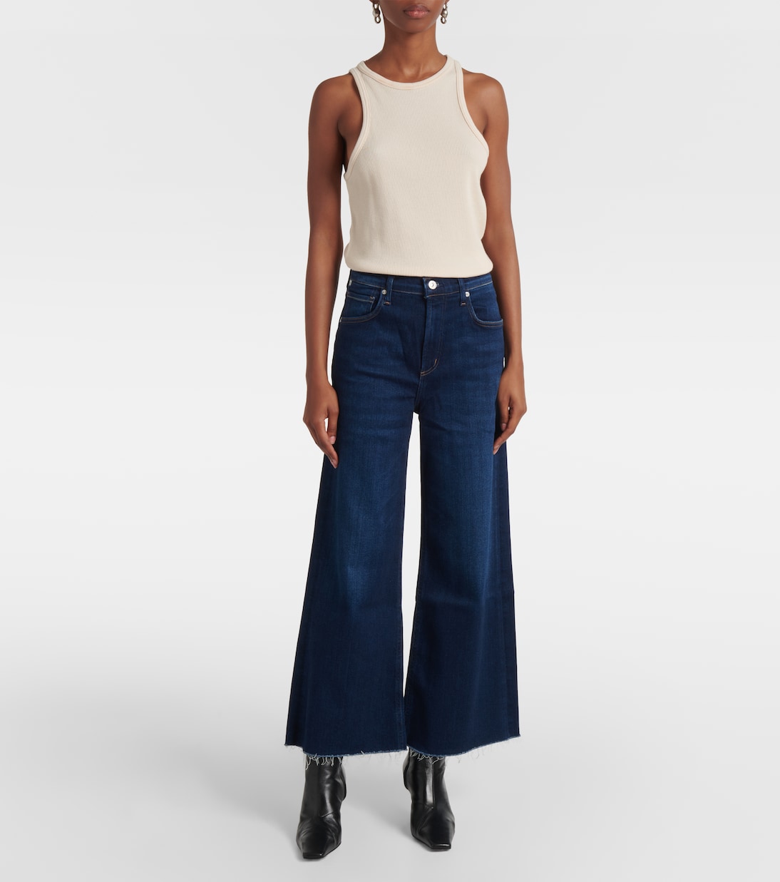 High-Rise Cropped Wide-Leg Jeans | Citizens of Humanity