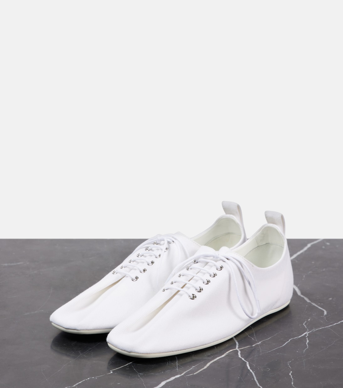 Ballerine stringate in canvas | Toteme