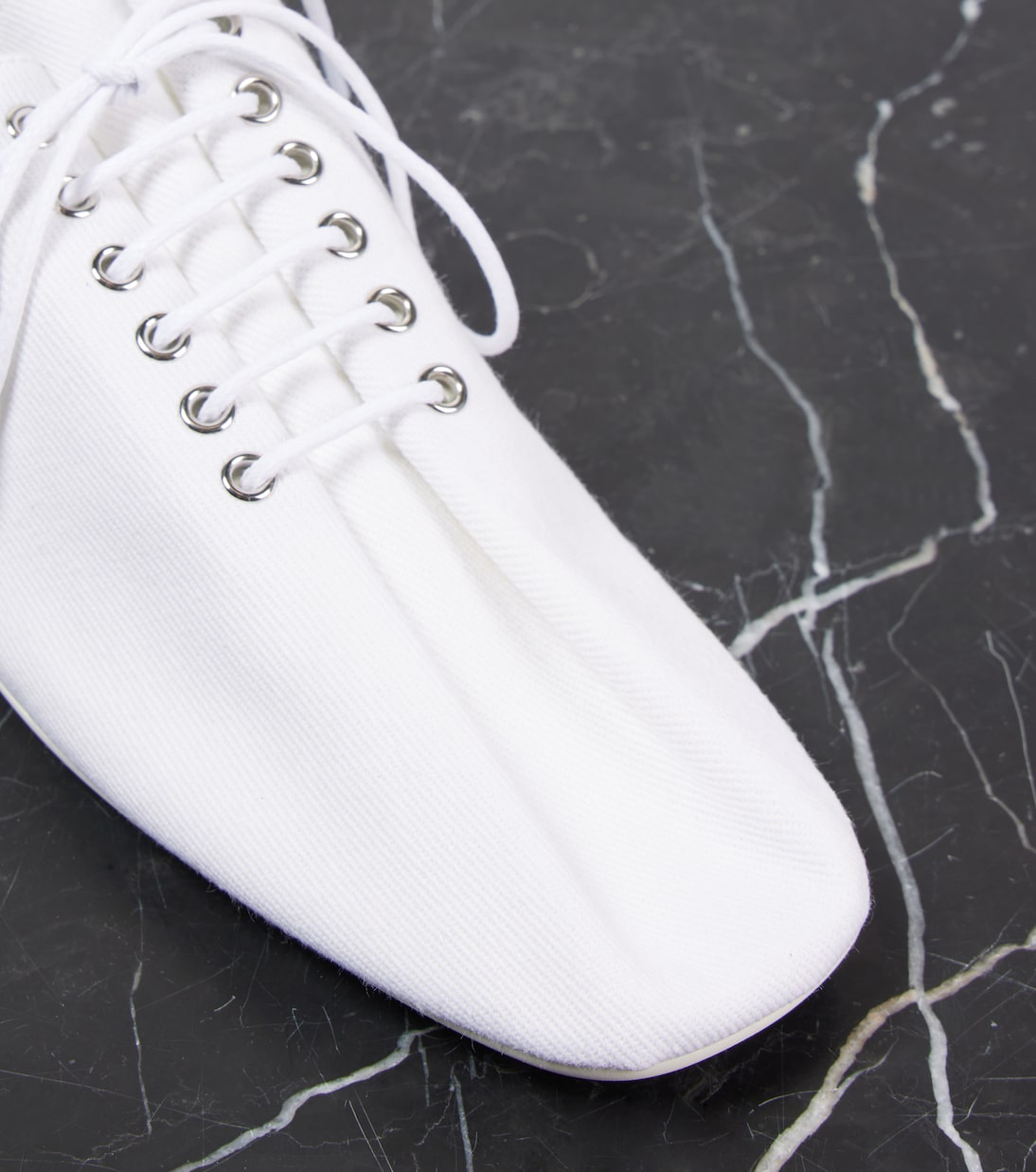 Ballerine stringate in canvas | Toteme