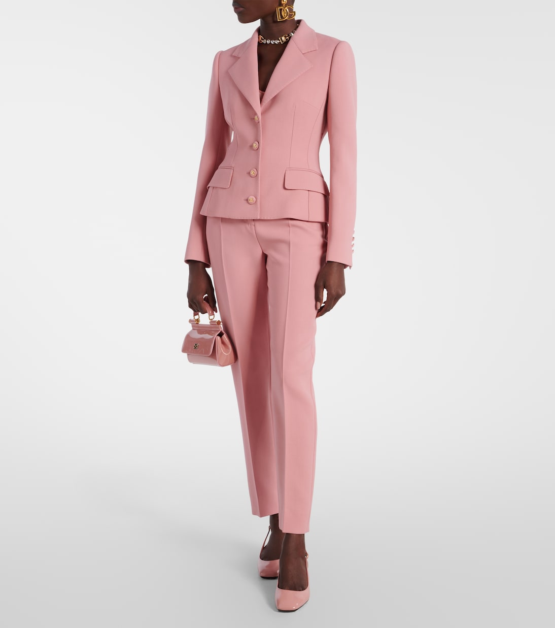 Jackie 40 patent leather slingback pumps | Dolce&Gabbana