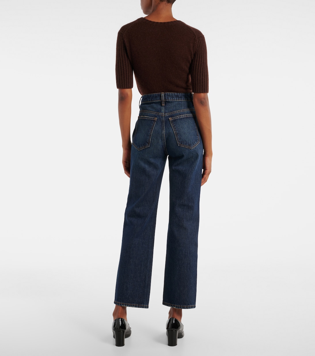 Jeans regular Abigail a vita alta | Khaite