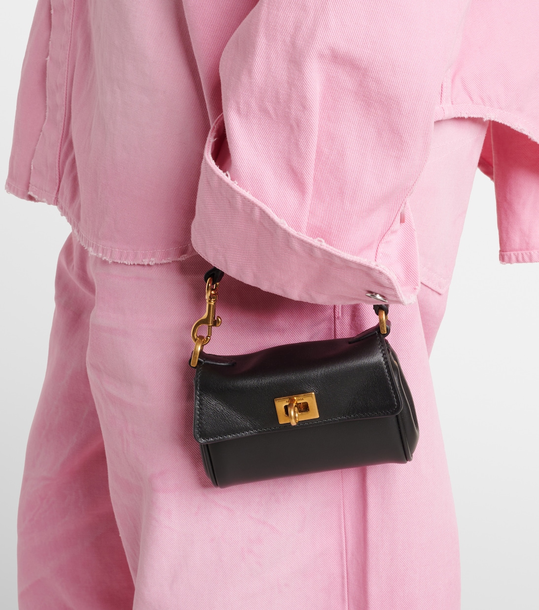 Rodeo Nano leather tote bag | Balenciaga