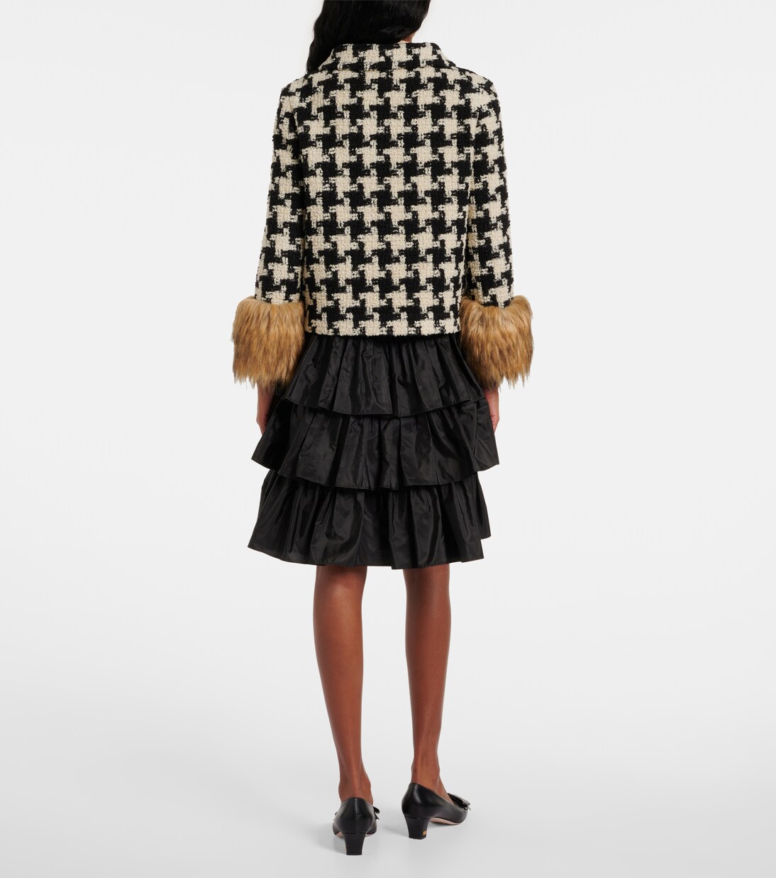 Jacke Marco Pied De Poule aus Tweed | Valentino