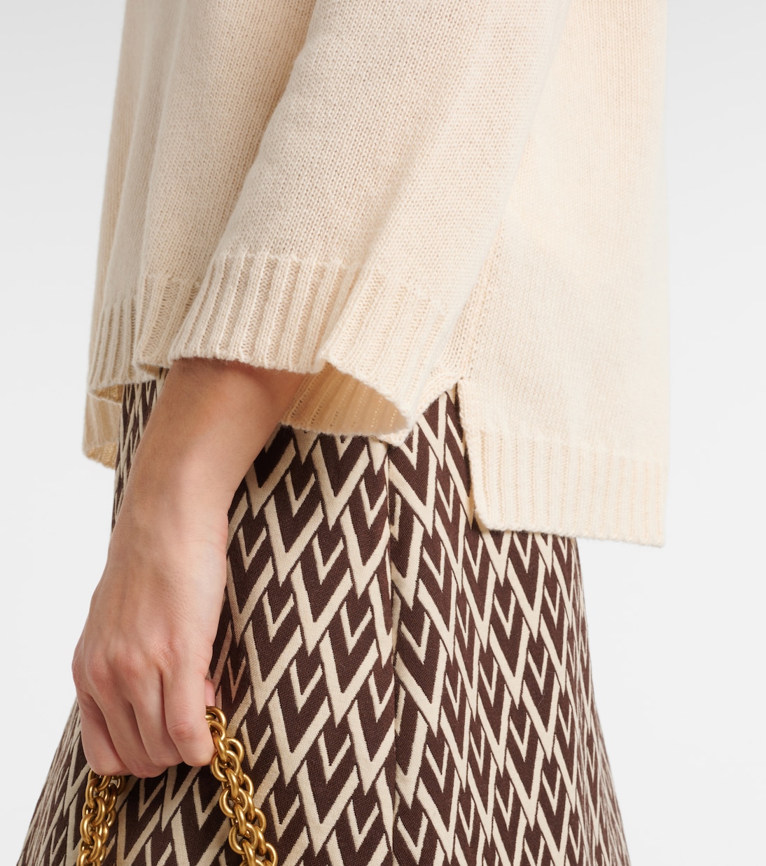 Embellished virgin wool sweater | Valentino