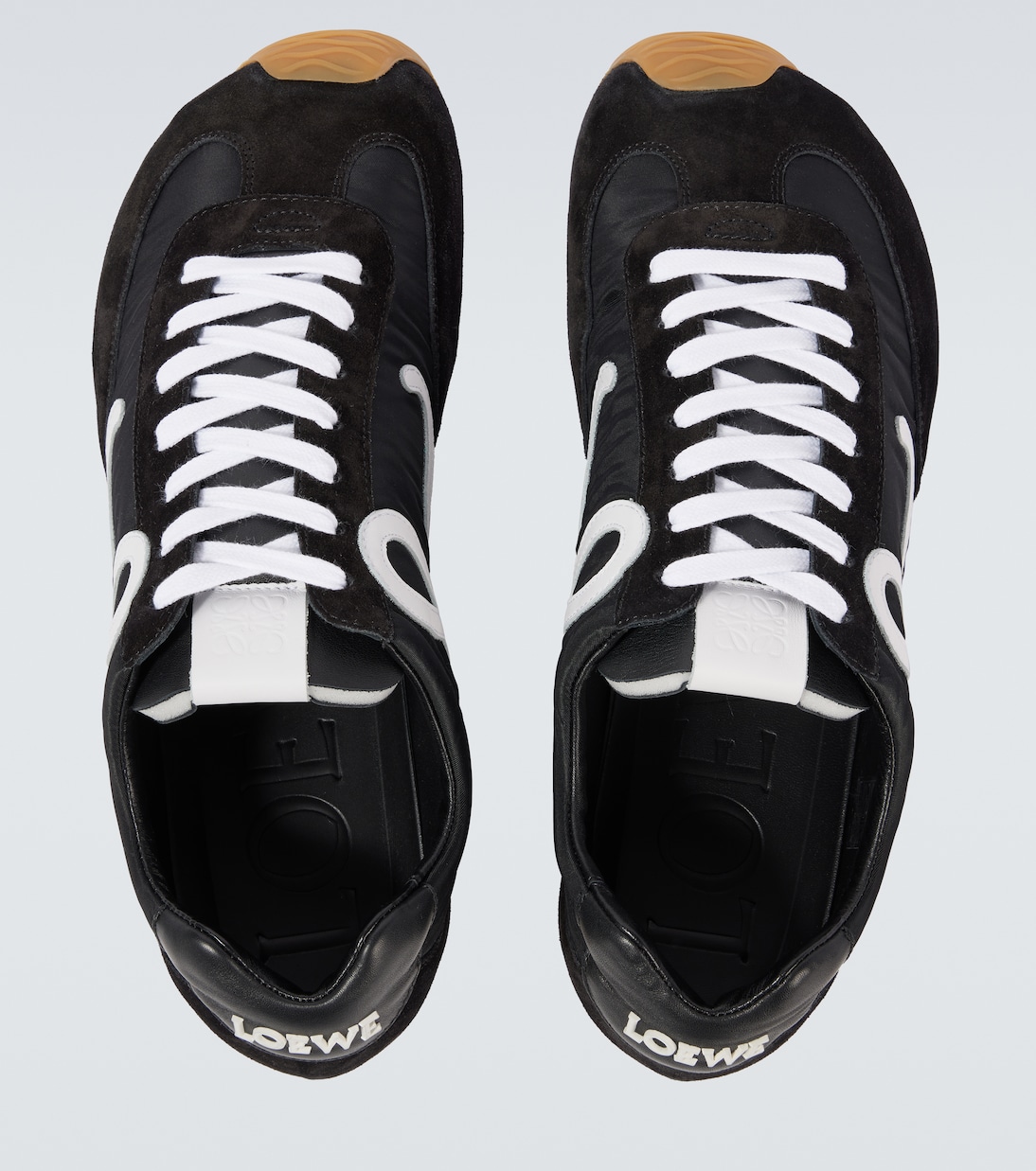 Ballet Runner 2.0 leather-trimmed sneakers | Loewe