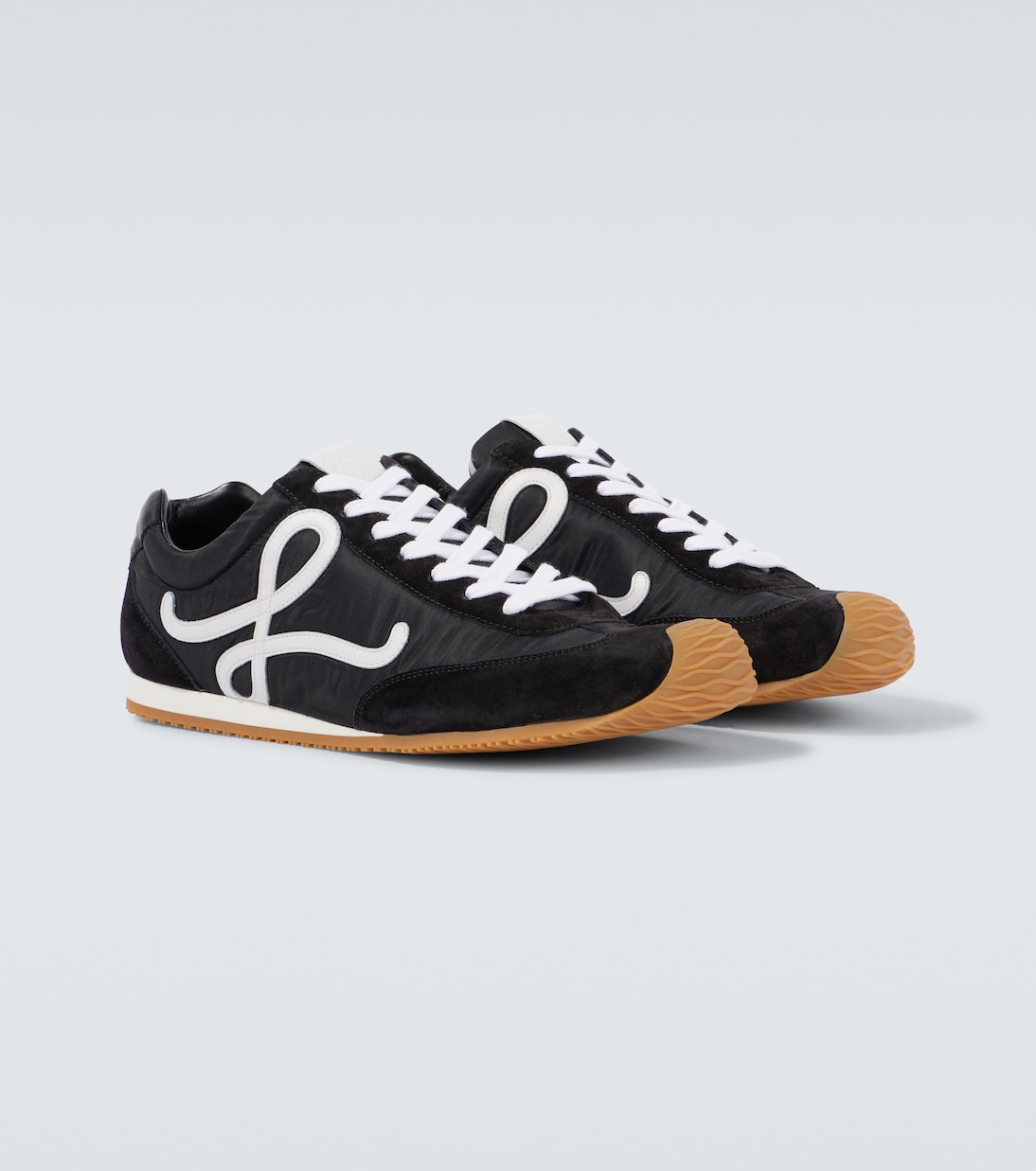 Ballet Runner 2.0 leather-trimmed sneakers | Loewe