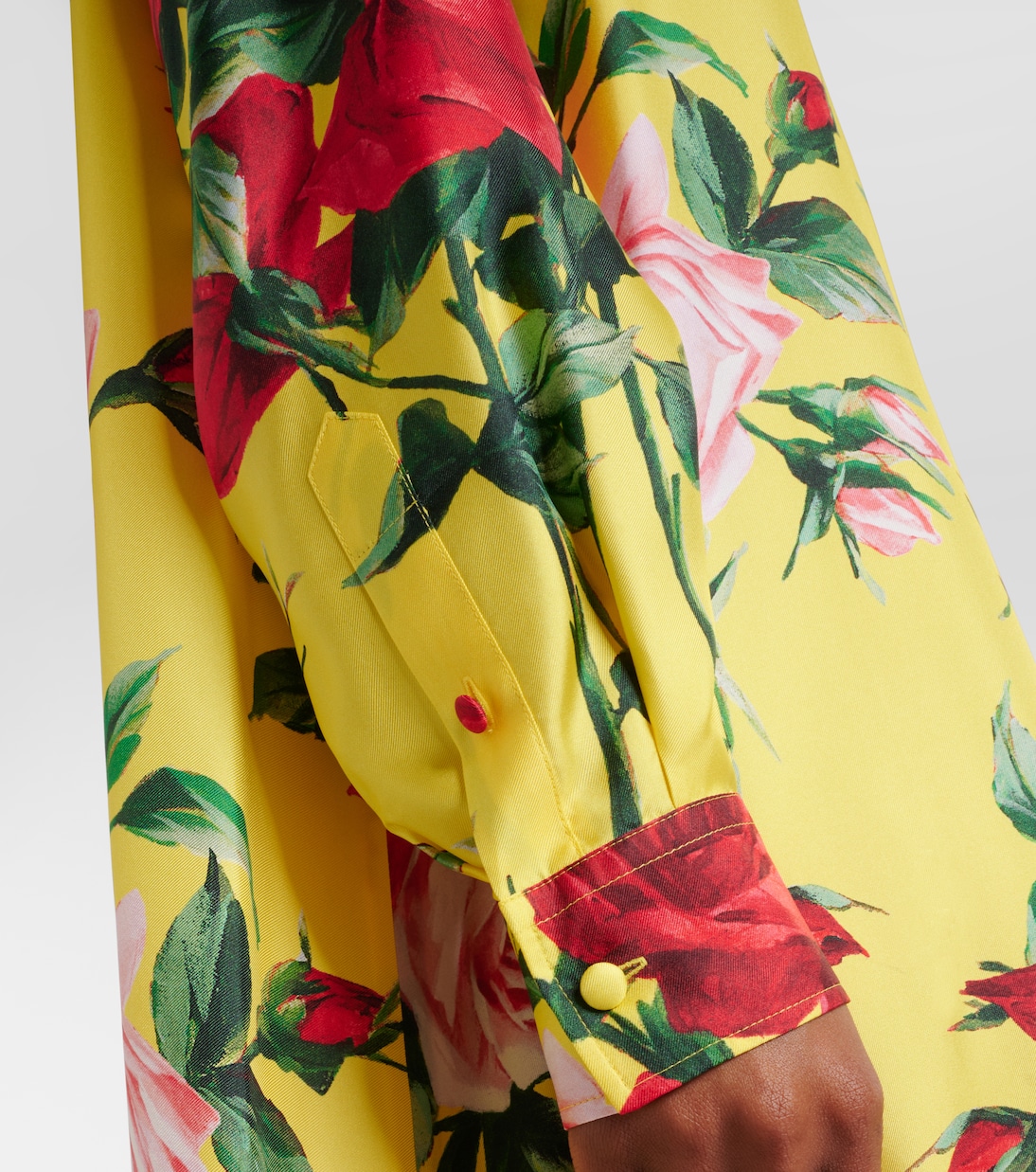 Floral silk shirt dress | Dolce&Gabbana