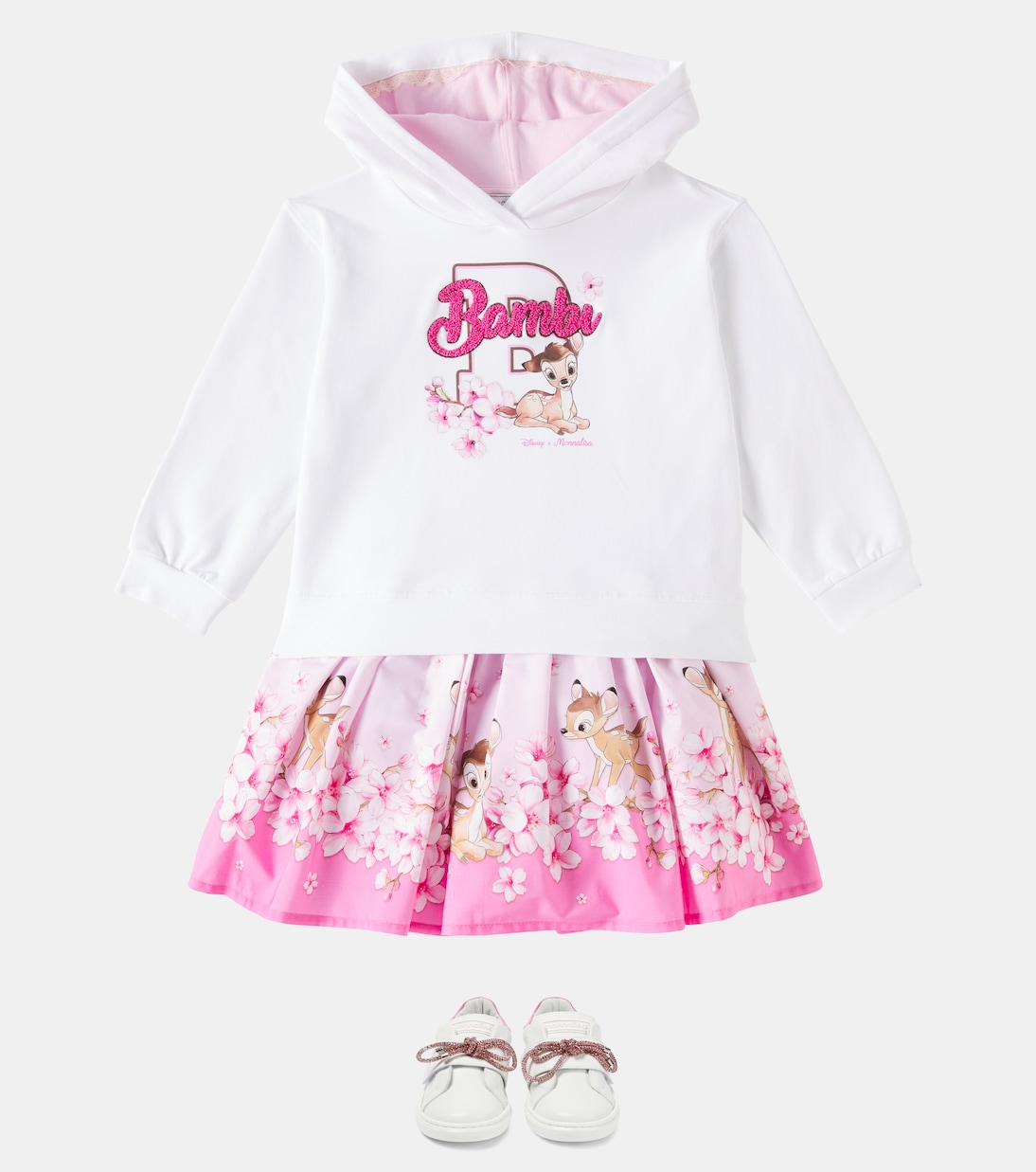 Sudadera con capucha en mezcla de algodón | Monnalisa