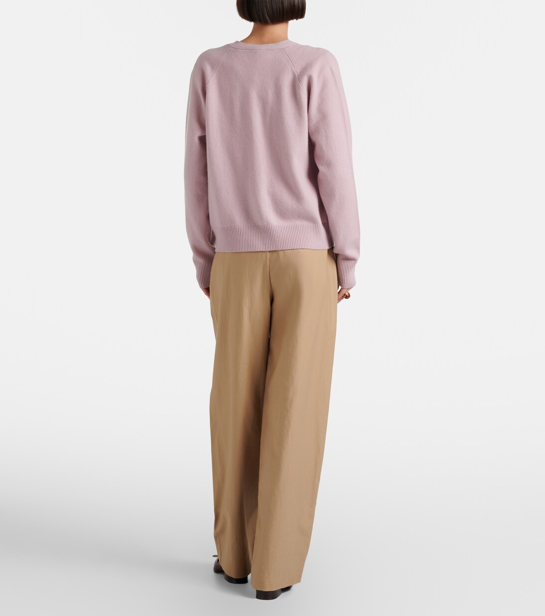 Pantalones anchos de algodón y lana | Vince