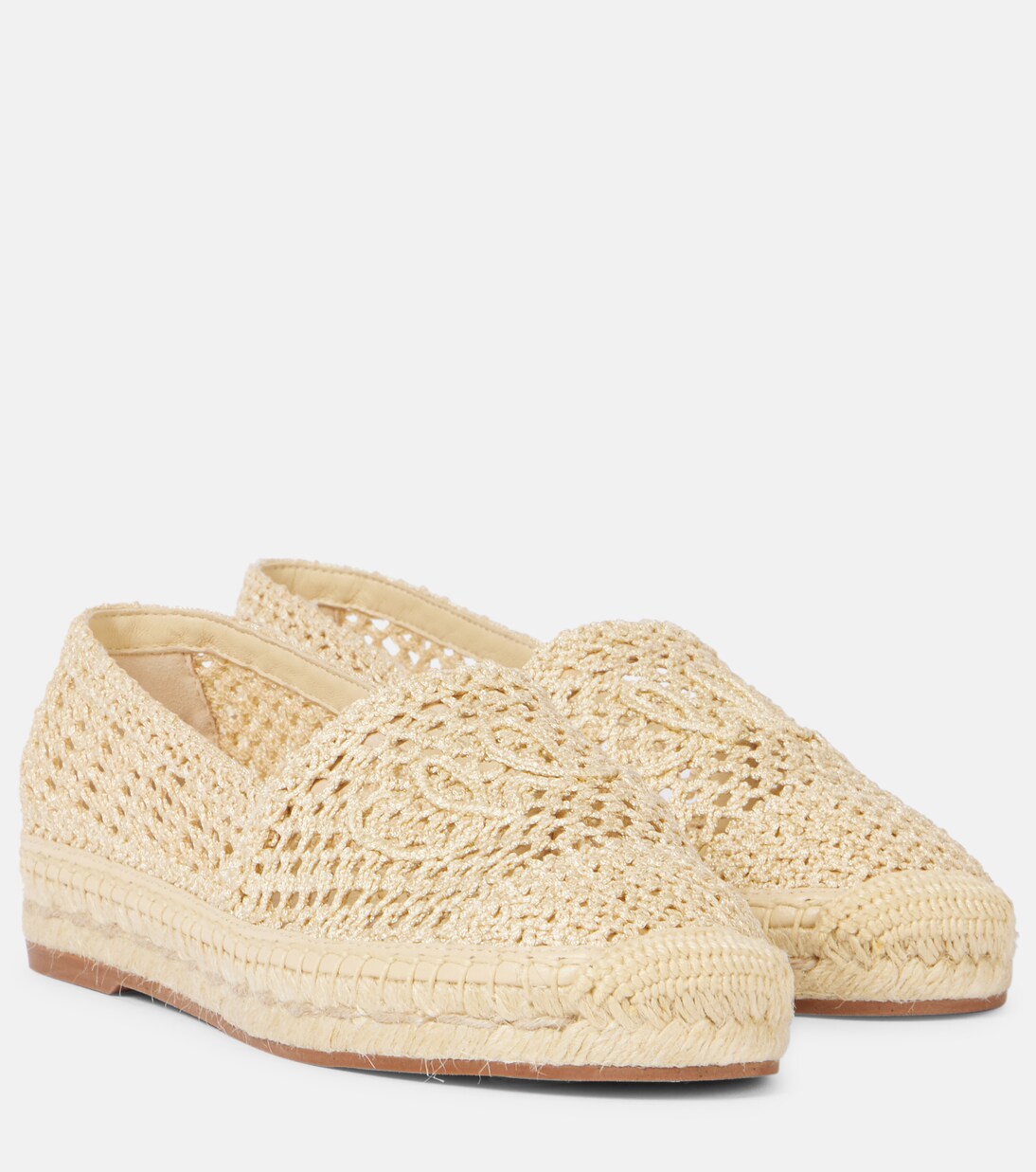 Isla logo crochet espadrilles  | Chloé