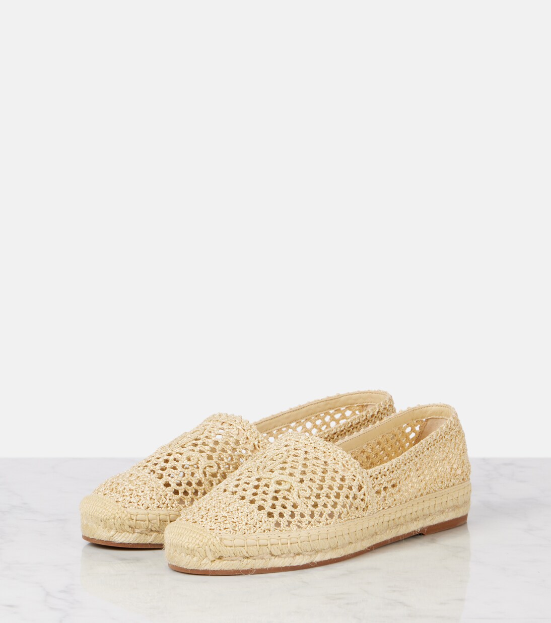 Isla logo crochet espadrilles  | Chloé