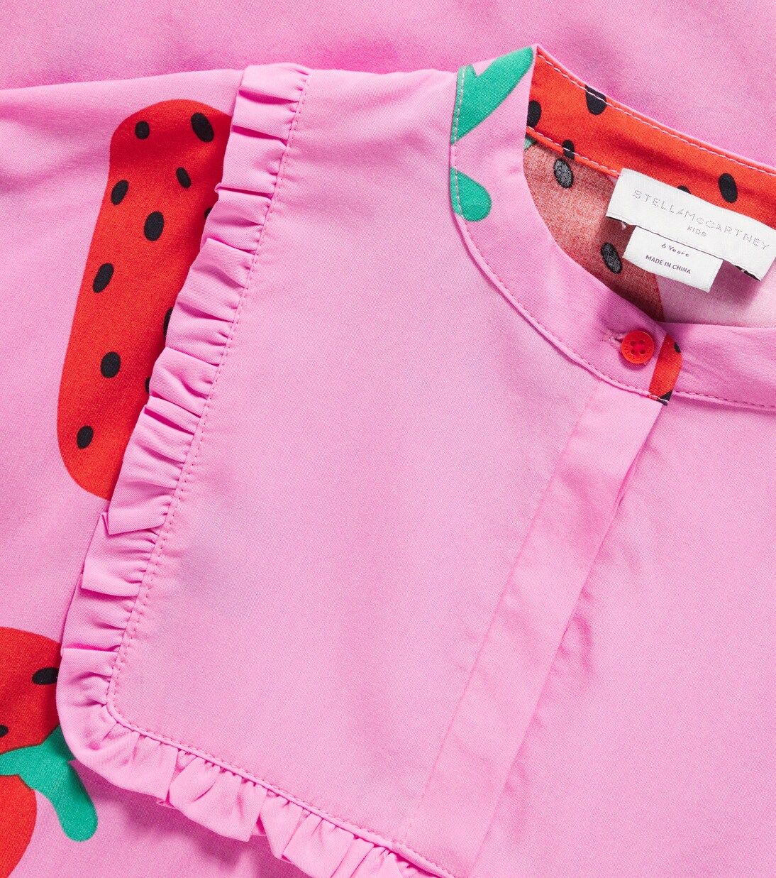 Vestido estampado con volantes | Stella McCartney Kids