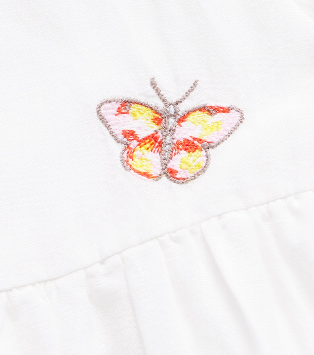 Robe en lin et coton à fleurs | Stella McCartney Kids