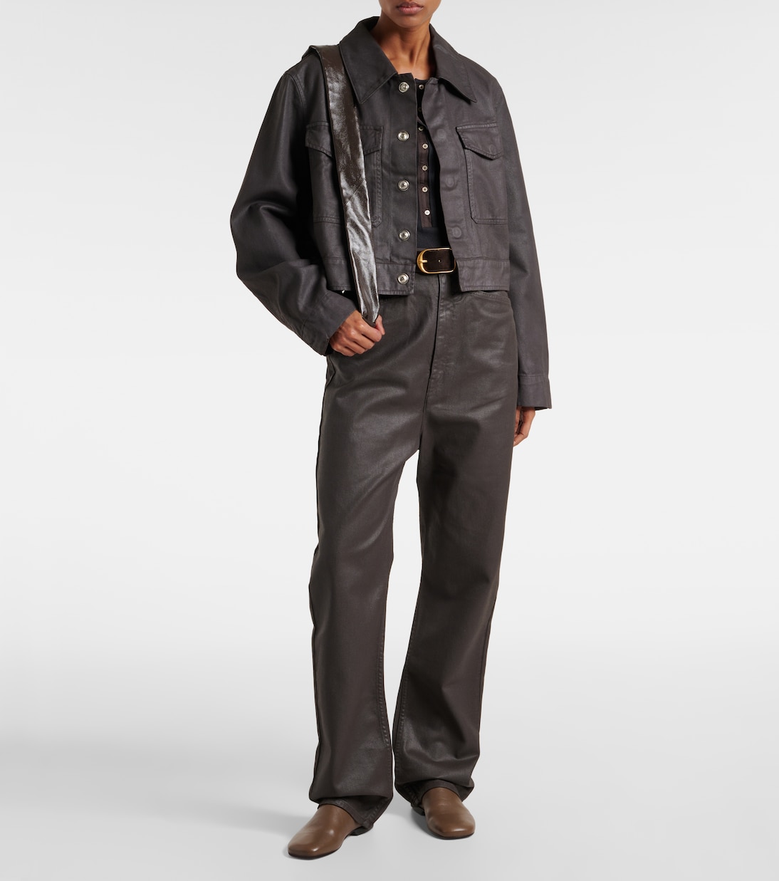 Chaqueta cropped de algodón | Lemaire