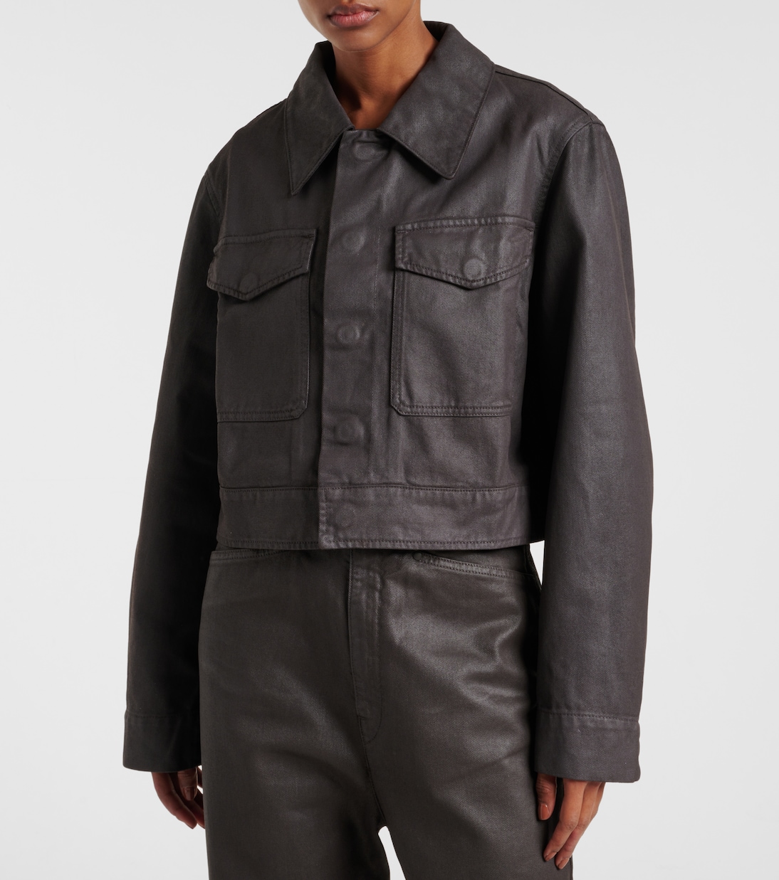 Chaqueta cropped de algodón | Lemaire