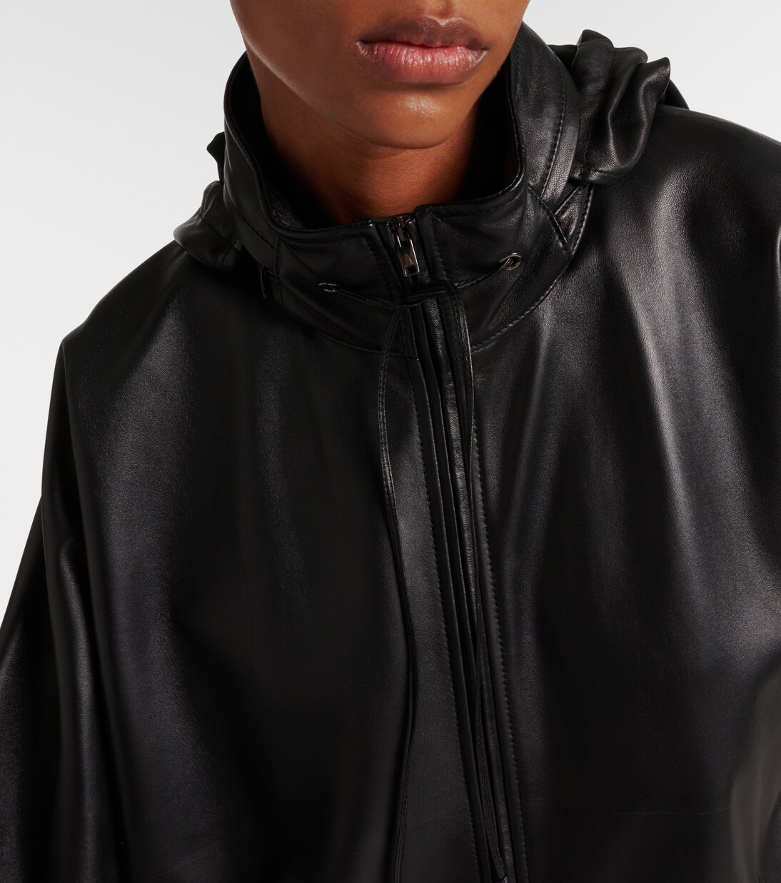 Oversize-Bomberjacke Jilly aus Leder | The Row