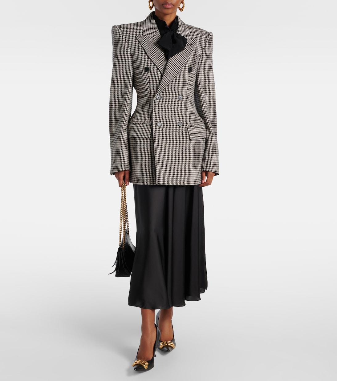 Houndstooth wool blazer | Balenciaga