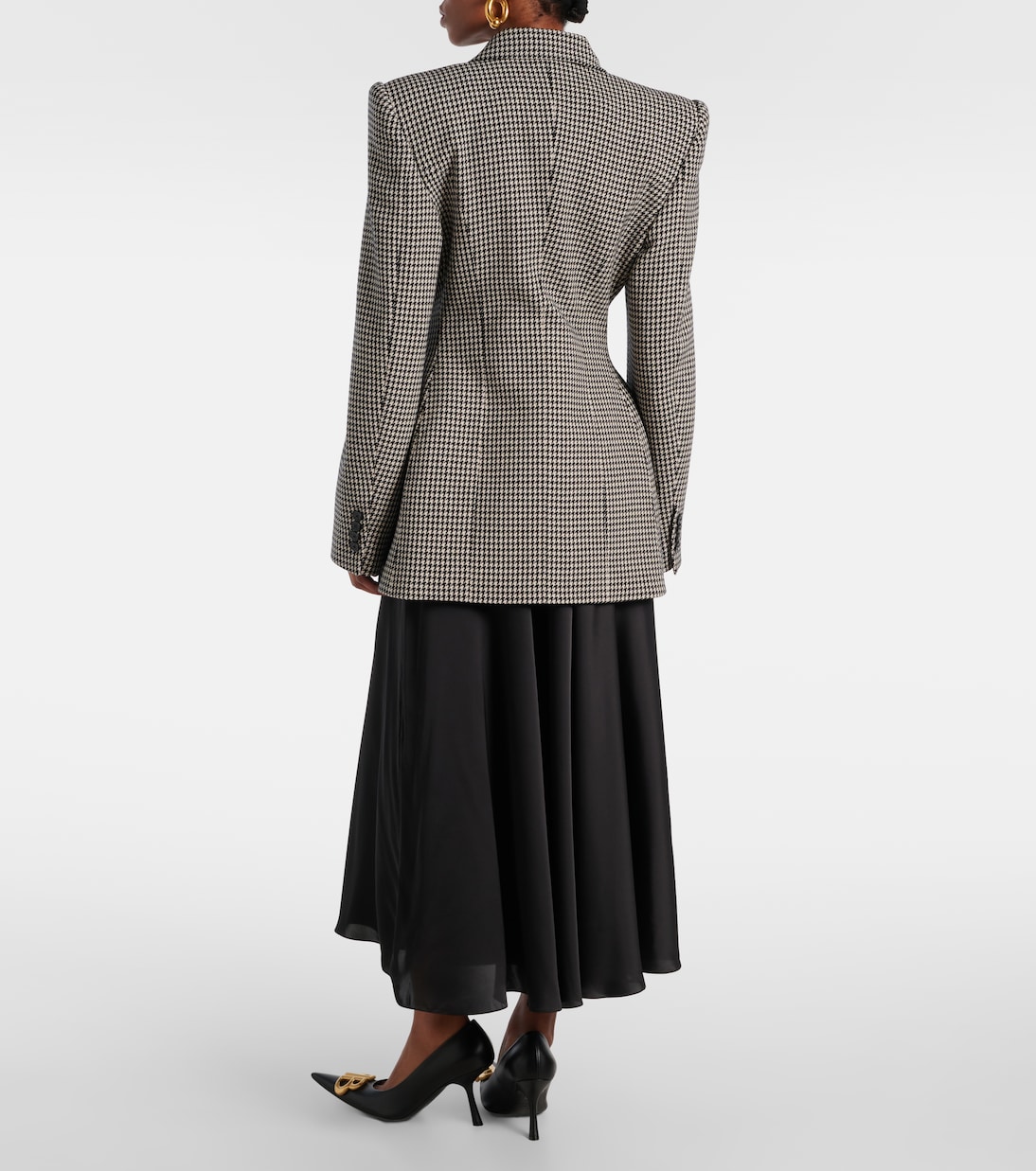 Houndstooth wool blazer | Balenciaga