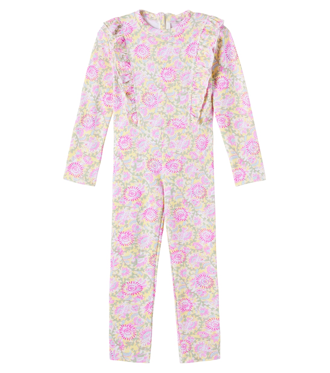 Linette floral ruffled bathing jumpsuit | Louise Misha