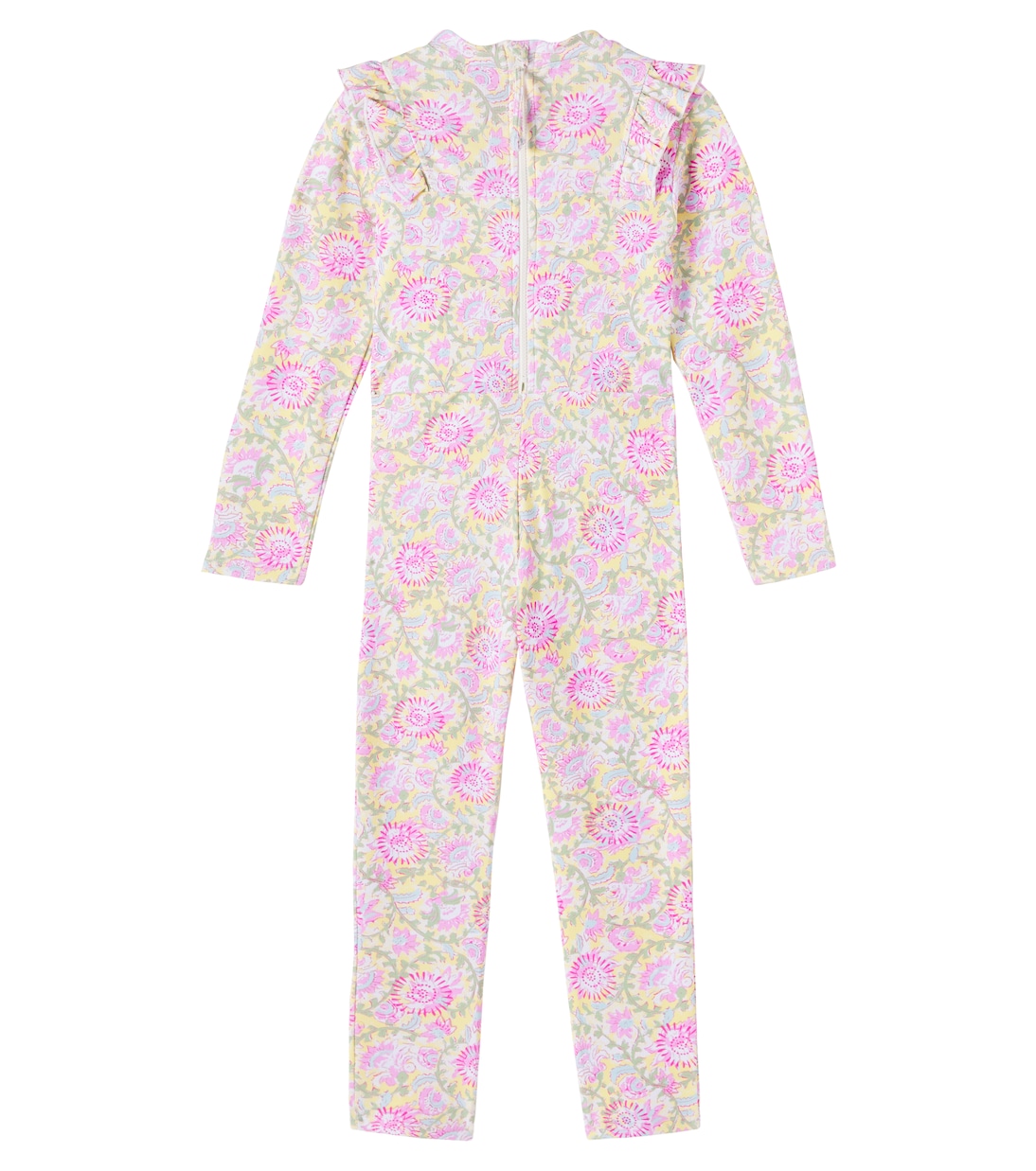 Linette floral ruffled bathing jumpsuit | Louise Misha