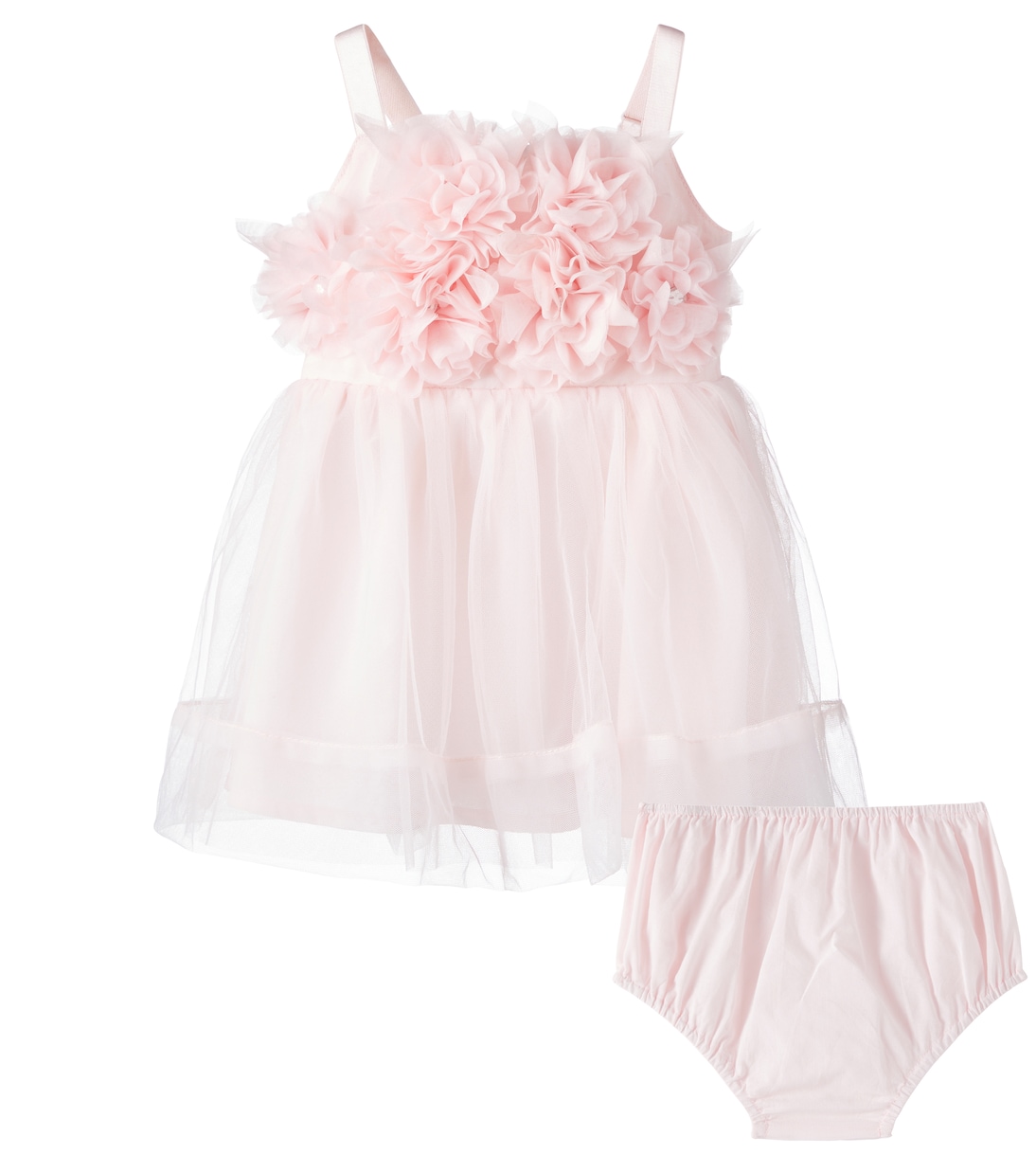 Baby Bebe Peony tulle dress and bloomers set | Tutu Du Monde