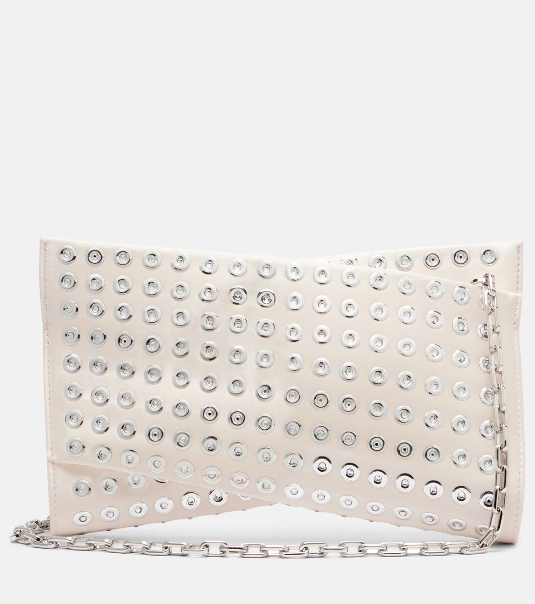 Loubitwist Small crystal-embellished clutch | Christian Louboutin
