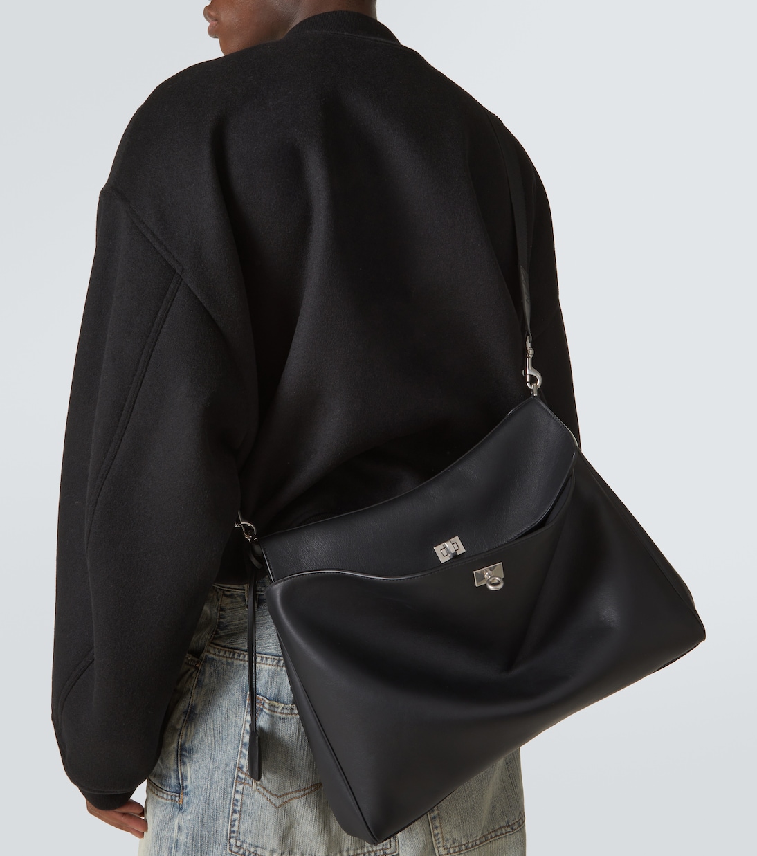 Borsa a tracolla Rodeo in pelle | Balenciaga