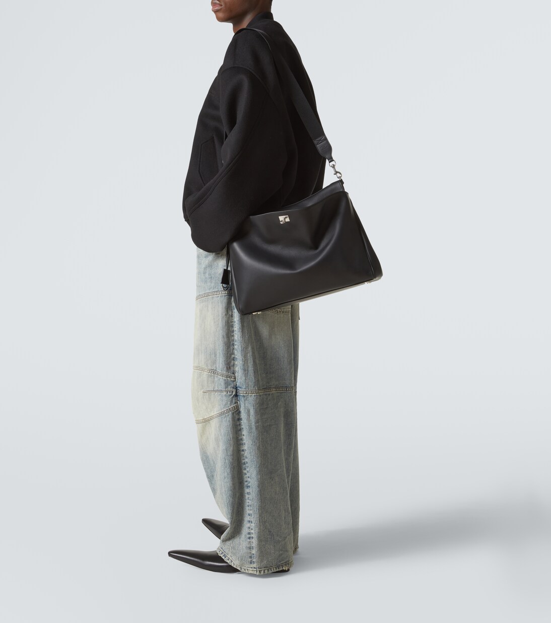 Borsa a tracolla Rodeo in pelle | Balenciaga