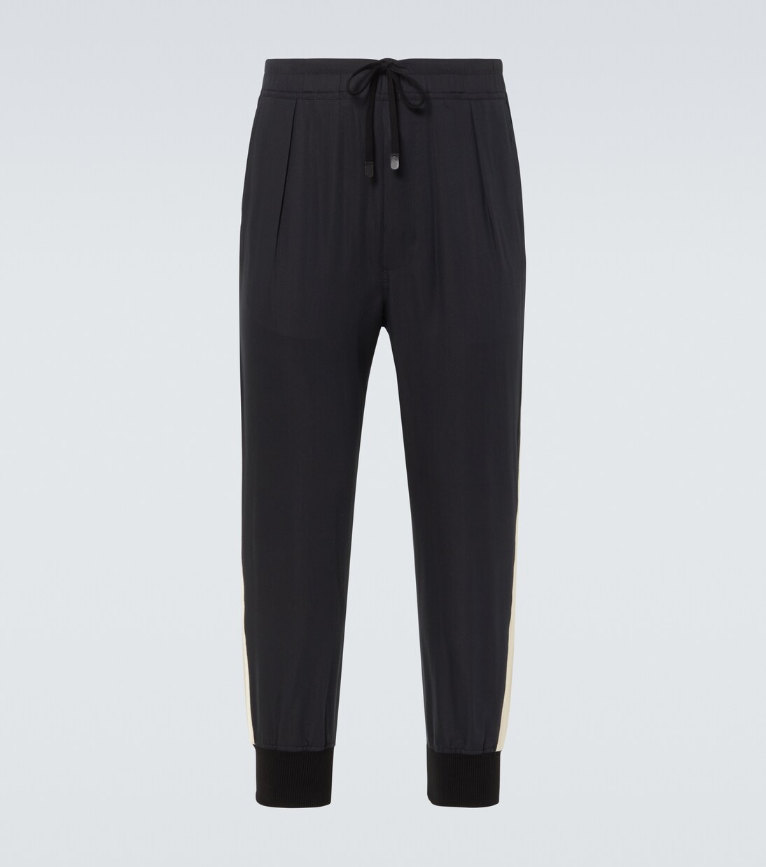 Cotton and silk twill sweatpants | Tom Ford