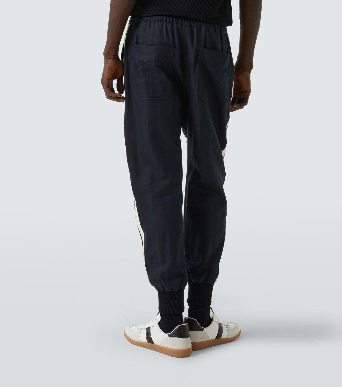 Cotton and silk twill sweatpants | Tom Ford
