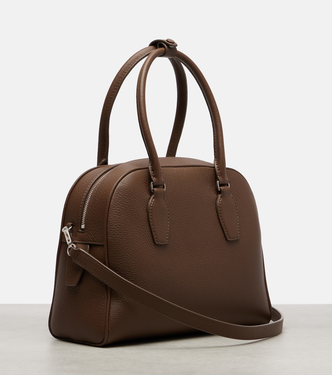 India 10 Small leather tote bag | The Row