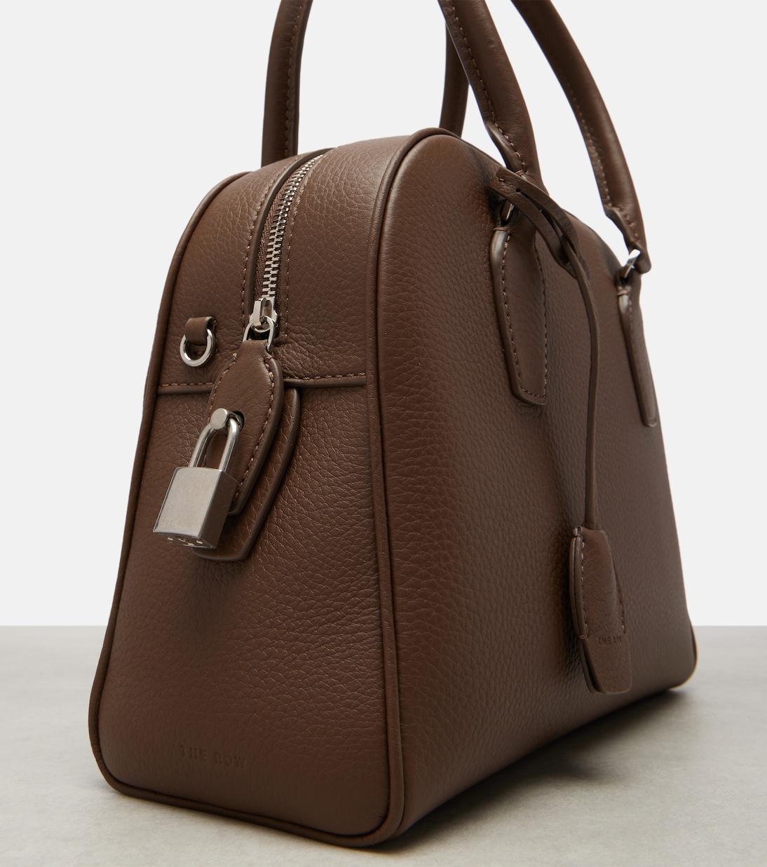 India 10 Small leather tote bag | The Row