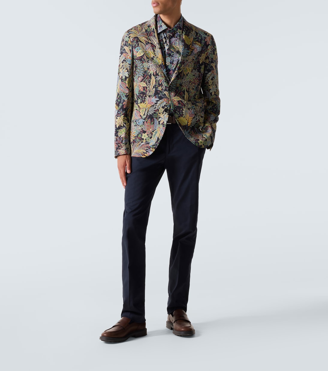 Roma printed wool-blend blazer | Etro